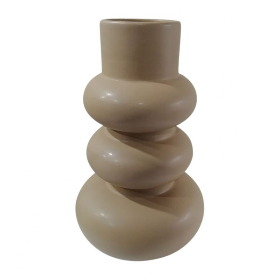 Sagebrook 10" Dolomite Stacked Spheres - Irish Cream