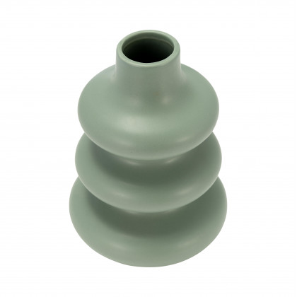 Sagebrook 9" Dolomite Stacked Spheres - Dark Sage