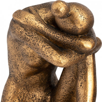 Sagebrook - 8" Resin Curled Lady Bookends (Set Of 2) in Bronze