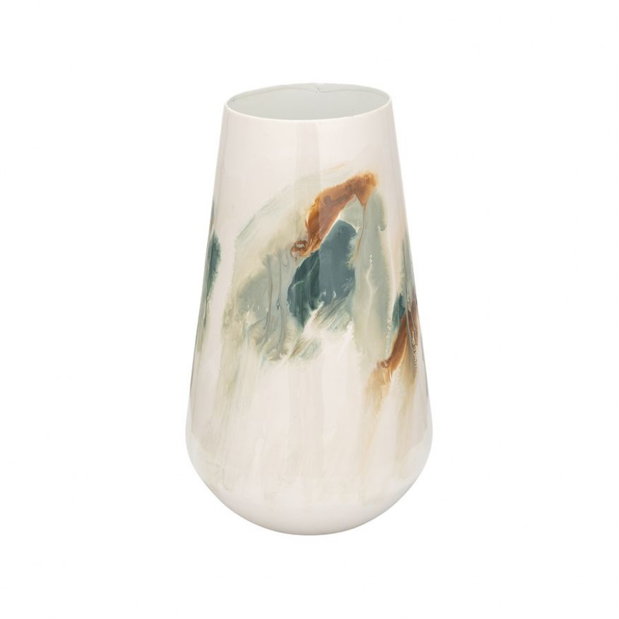 Sagebrook - 13" Iron Colored Stained Vase