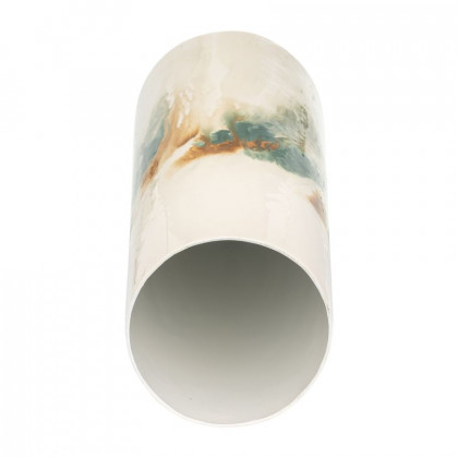 Sagebrook 23" Iron Colored Stained Vase - White