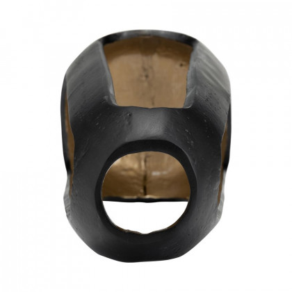 Sagebrook 15" Metal Open Vase - Matte Black