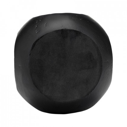 Sagebrook 15" Metal Open Vase - Matte Black