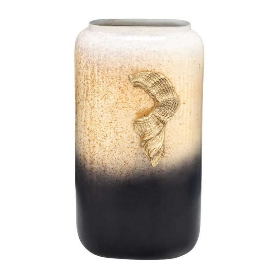 Sagebrook - 10" Glass Vase With Wing Handle