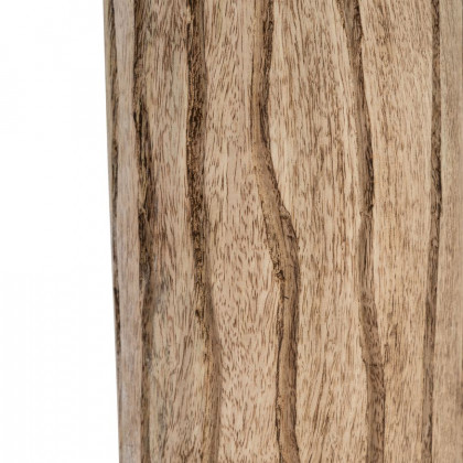 Sagebrook 60" Wood Totem Pillar - Brown