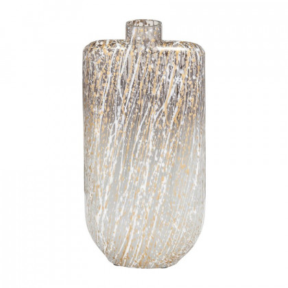 Sagebrook - 10" Glass Striped Stained Vase