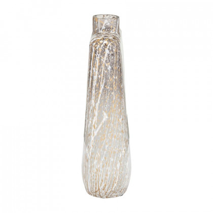 Sagebrook 13" Glass Striped Stained Vase - Multi