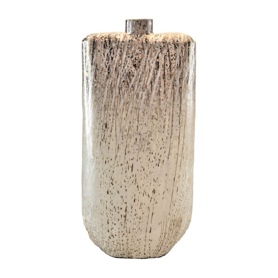 Sagebrook - 10" Glass Striped Stained Vase