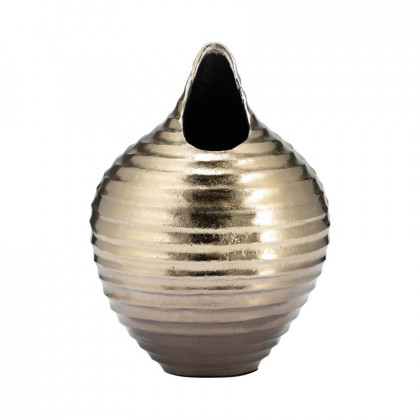 Sagebrook - 12" Metal Shell Like Vase