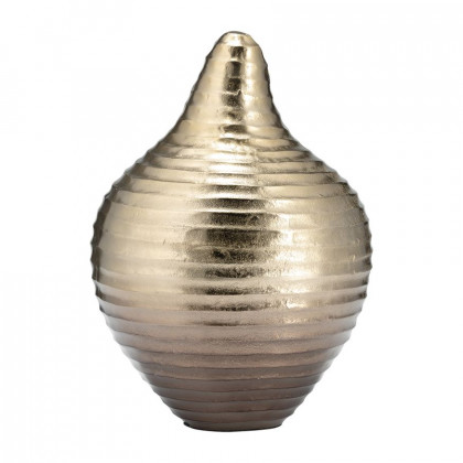 Sagebrook 16" Metal Shell Like Vase - Gold