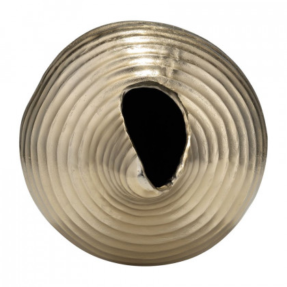 Sagebrook 16" Metal Shell Like Vase - Gold