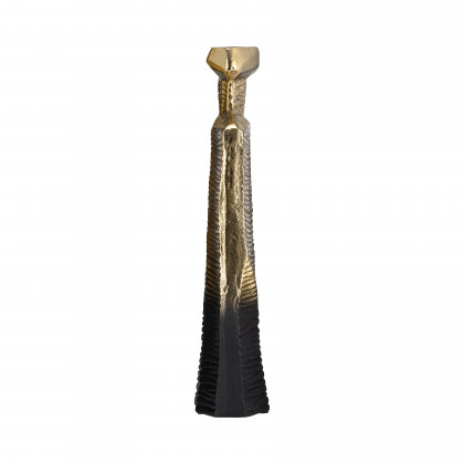 Sagebrook 16" Metal Rigged Vase - Gold/black