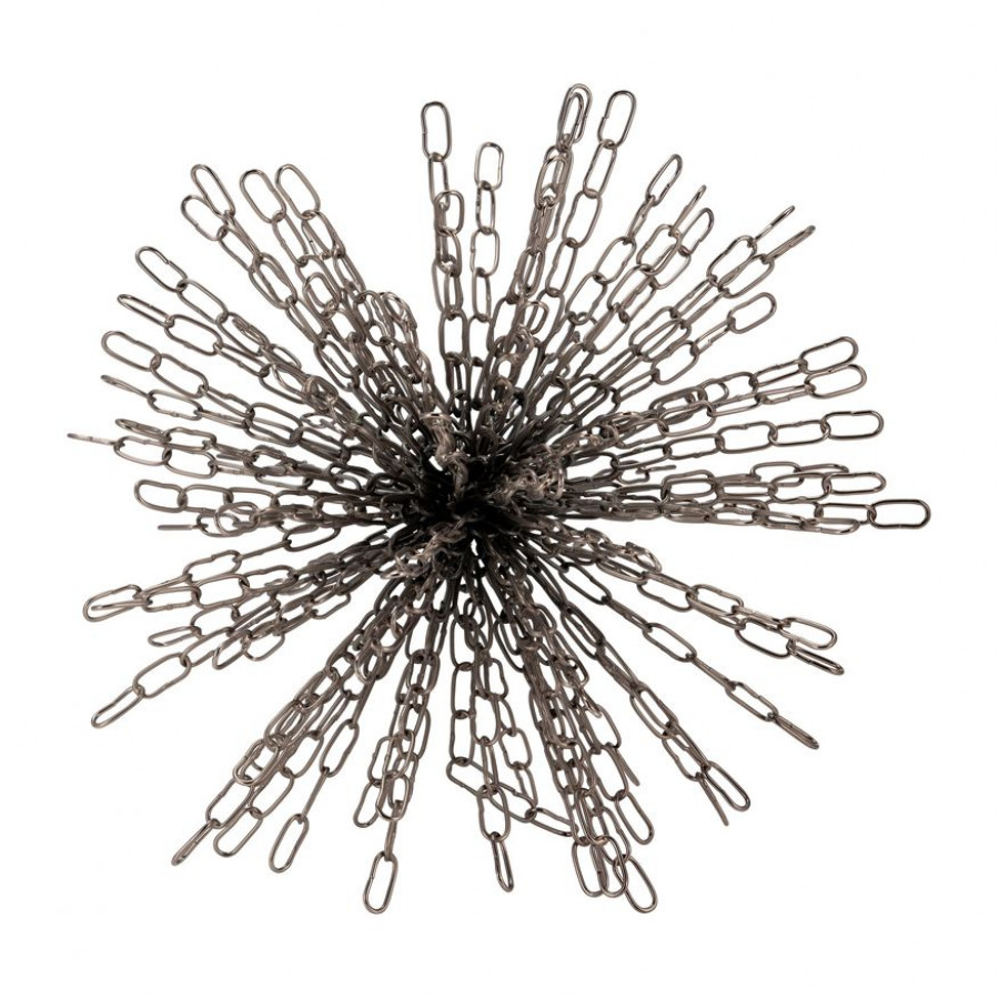 Sagebrook - 12" Metal Chain Orb