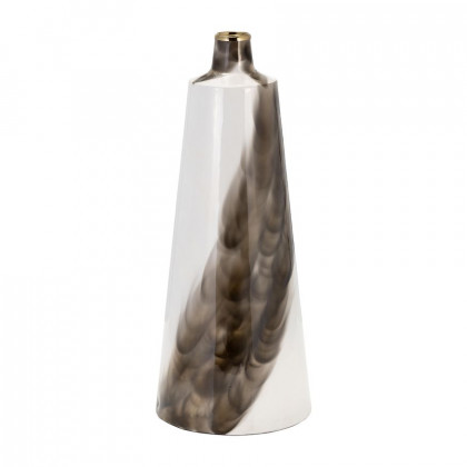 Sagebrook - 18" Metal Vase With Ring Lid