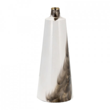 Sagebrook - 18" Metal Vase With Ring Lid