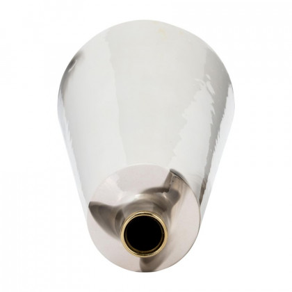 Sagebrook 18" Metal Vase With Ring Lid - White/Gold