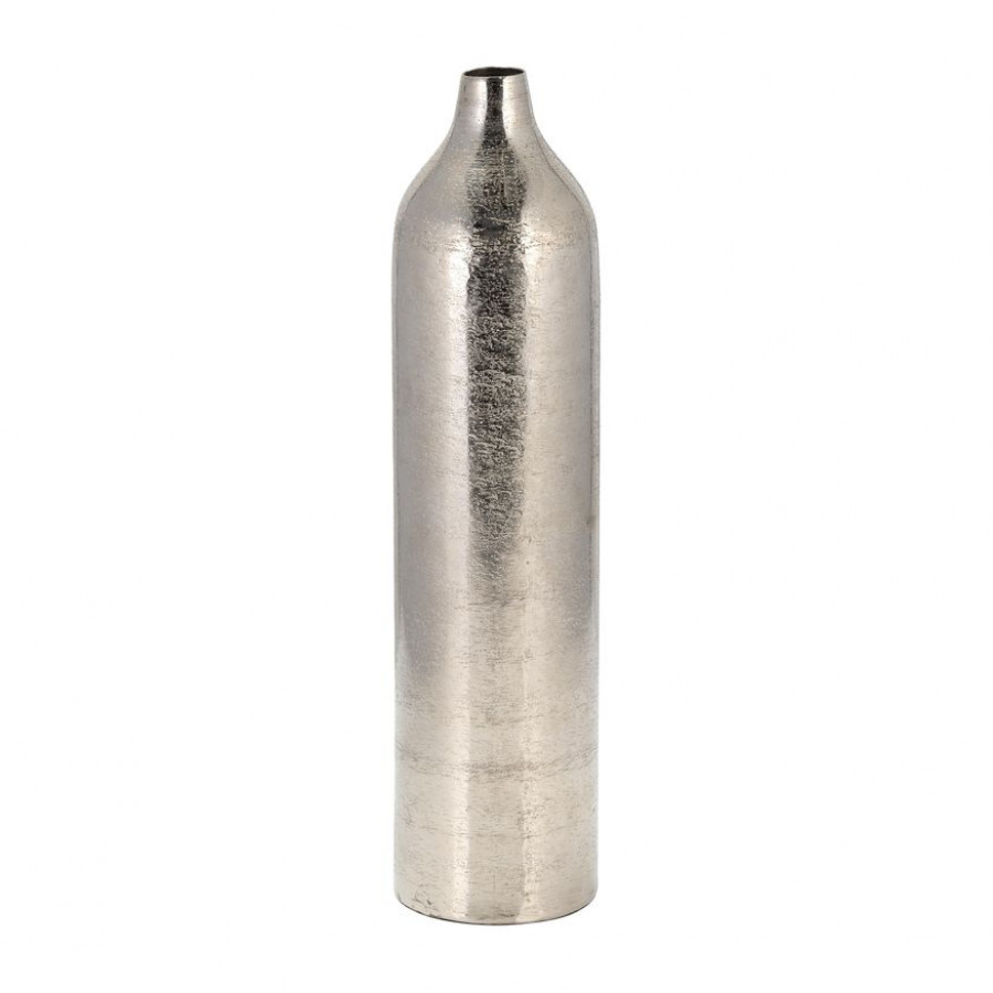 Sagebrook 19" Metal Cylinder Vase - Silver