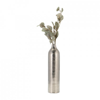 Sagebrook 19" Metal Cylinder Vase - Silver