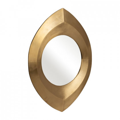 Sagebrook Metal Tear Drop Mirror - Gold