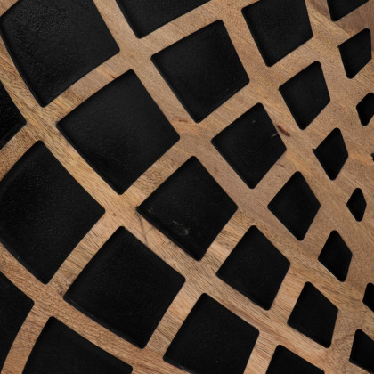 Sagebrook - Wood Kaleidoscope Mirror in Black