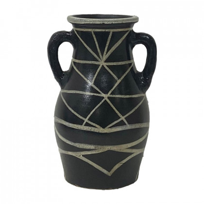 Sagebrook - 14" Terracotta Modern Eared Vase