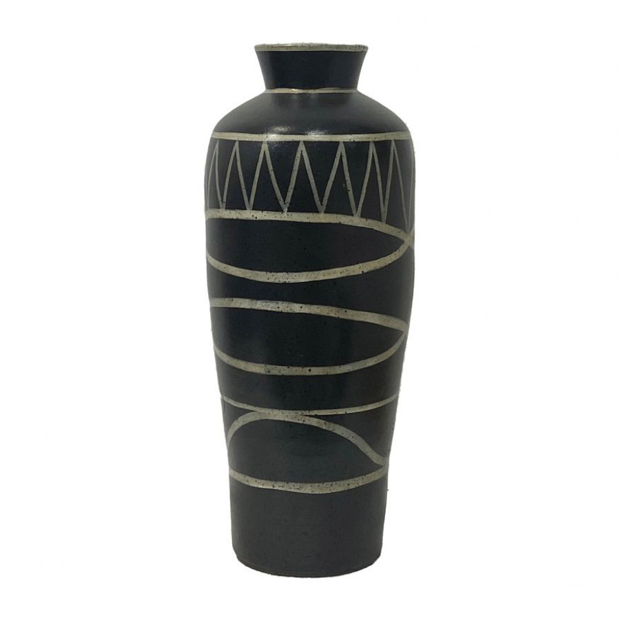Sagebrook - 14" Terracotta Modern Eared Vase