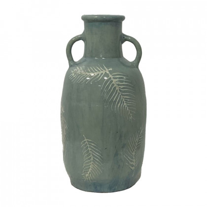 Sagebrook - 14" Terracotta Modern Eared Vase