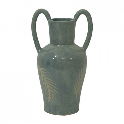 Sagebrook - 14" Terracotta Modern Eared Vase