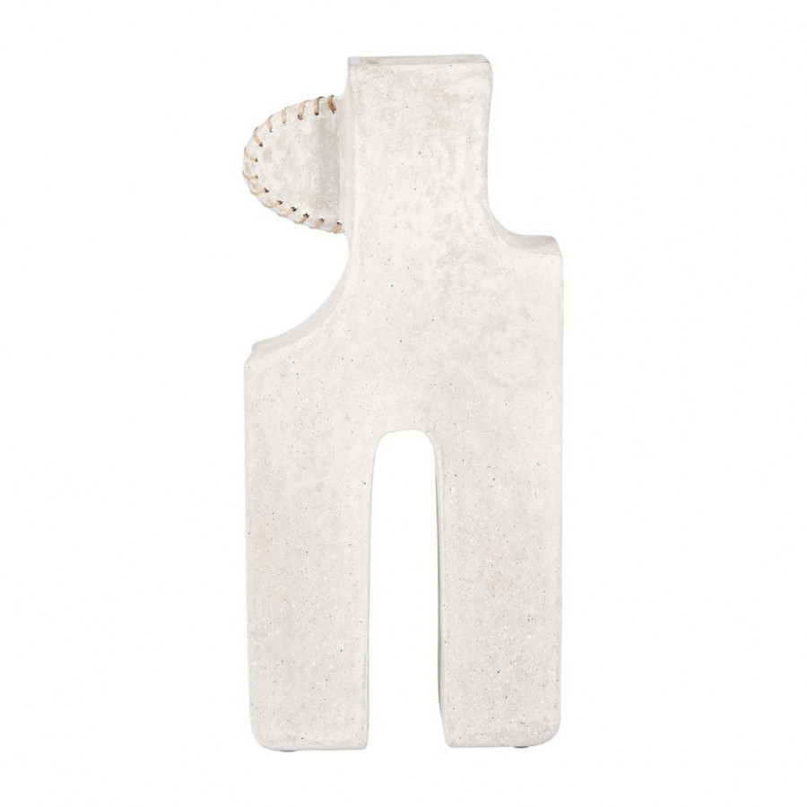 Sagebrook 21" Ecomix Abstract Vase - White