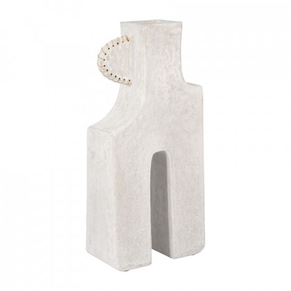 Sagebrook 21" Ecomix Abstract Vase - White
