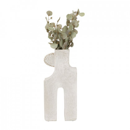 Sagebrook 21" Ecomix Abstract Vase - White