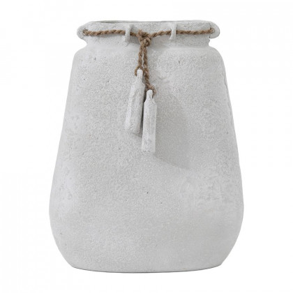 Sagebrook - 16" Ecomix Vase With Jute Detail