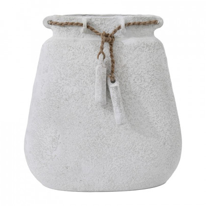 Sagebrook - 16" Ecomix Vase With Jute Detail
