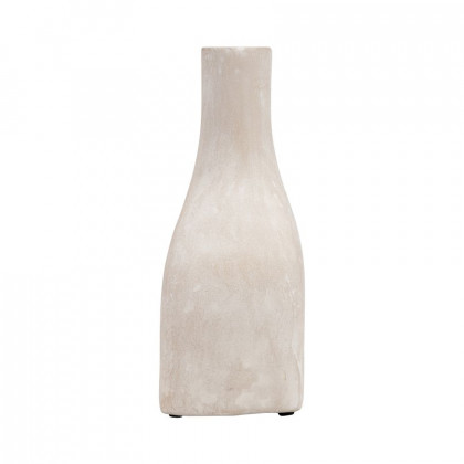 Sagebrook 10" Ecomix Abstract Vase - Antique White