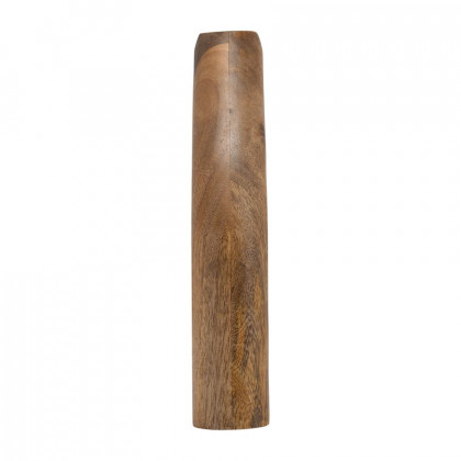 Sagebrook 11" Wood Tapered Vase - Brown