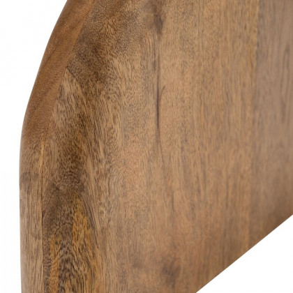 Sagebrook 11" Wood Tapered Vase - Brown