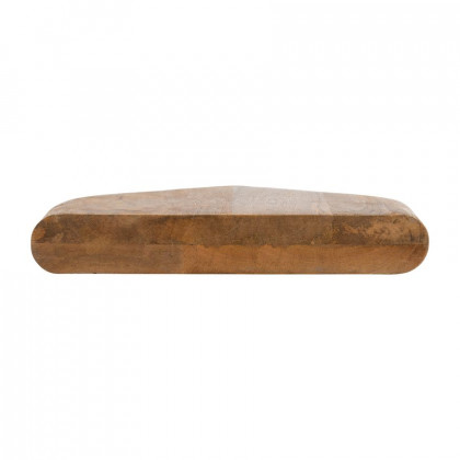 Sagebrook 11" Wood Tapered Vase - Brown