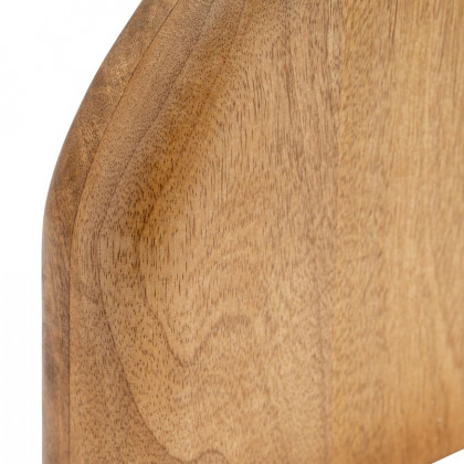 Sagebrook 9" Wood Tapered Vase - Brown