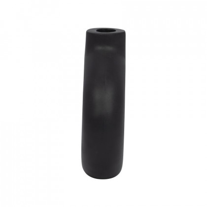 Sagebrook 7" Wood Cut-out Vase - Black