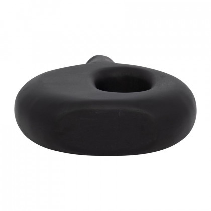 Sagebrook 7" Wood Cut-out Vase - Black