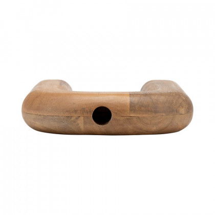 Sagebrook 10" Wood Horseshoe Vase - Brown