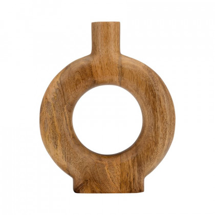 Sagebrook - 6" Wood Horseshoe Vase