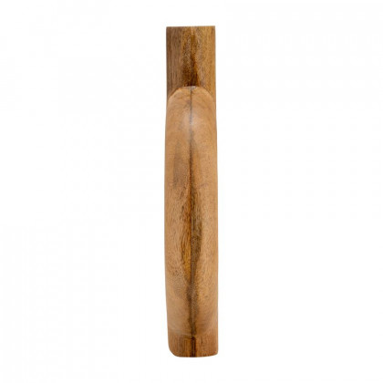 Sagebrook 14" Wood Donut Shaped Vase - Brown