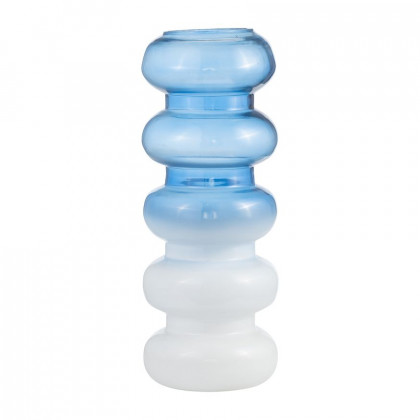 Sagebrook - 12" Glass Accordion Vase