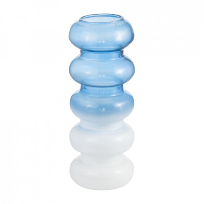 Sagebrook - 12" Glass Accordion Vase
