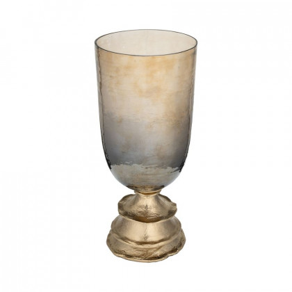Sagebrook - 12" Glass Accordion Vase