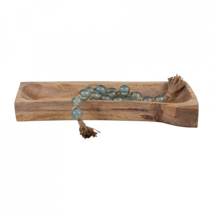 Sagebrook - 17"/23" Wood Rectangular Trays (Set Of 2) in Natural