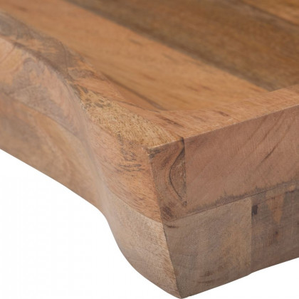 Sagebrook - 17"/23" Wood Rectangular Trays (Set Of 2) in Natural