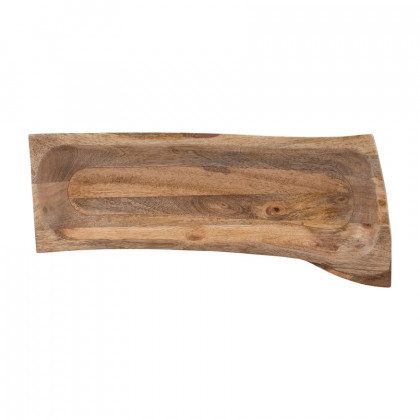 Sagebrook - 17"/23" Wood Rectangular Trays (Set Of 2) in Natural