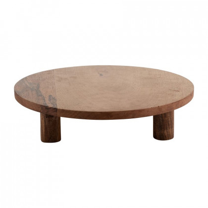 Sagebrook 12" Wood 4-legged Riser - Brown